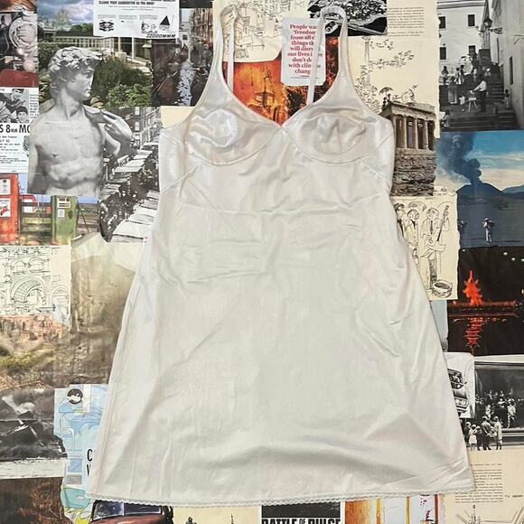 Cute mini slip dress silky - Picture 1 of 5